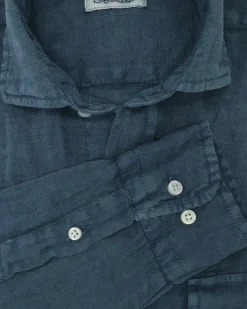 CAMISA DE LINO AZUL SEEMS
