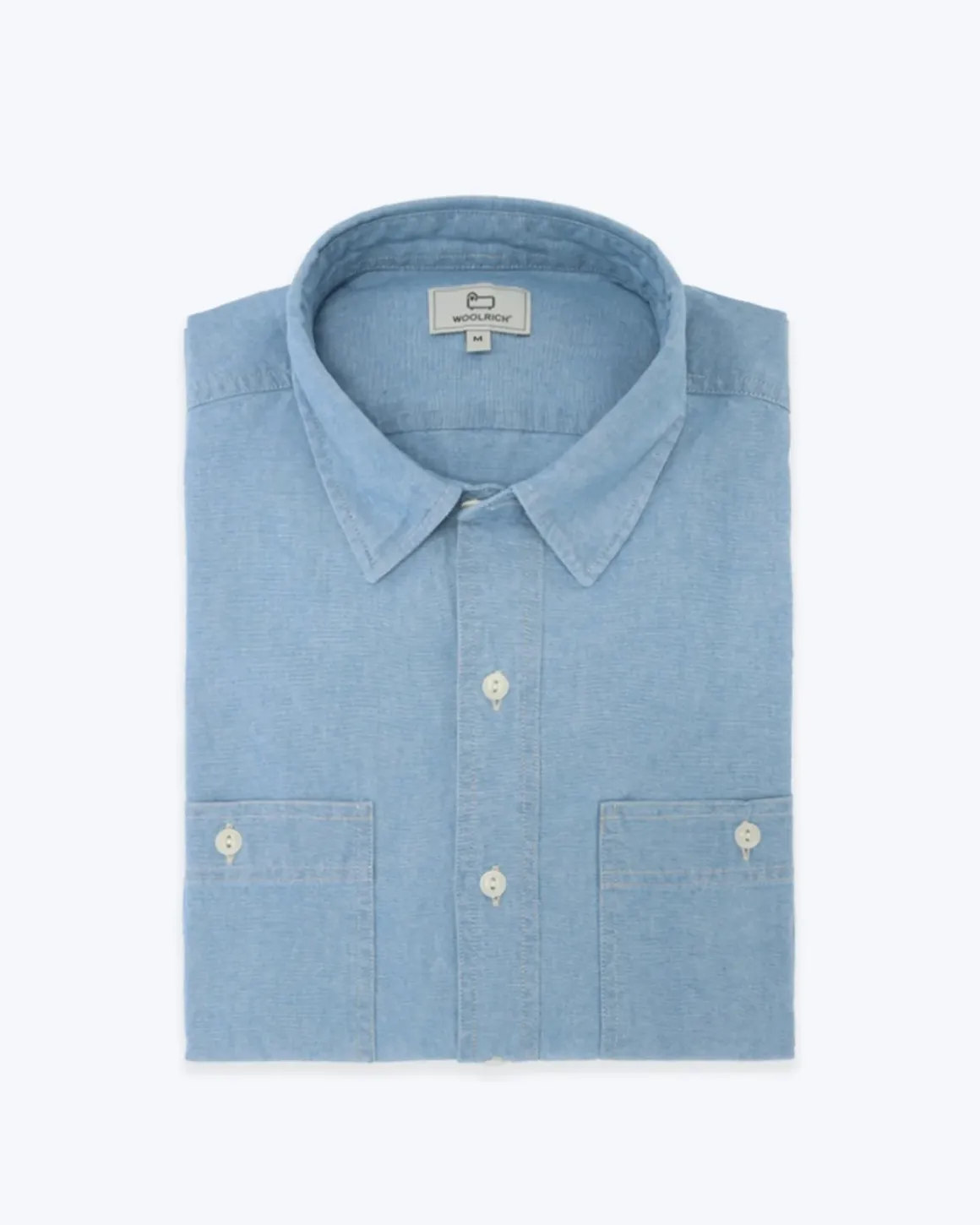 CAMISA DENIM CON BOLSILLOS WOOLRICH