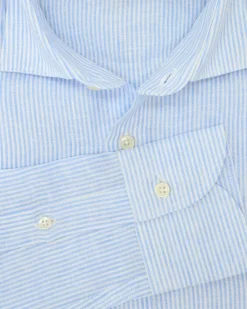 CAMISA LINO DE RAYAS DEPERLU