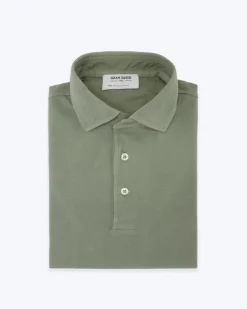 POLO DE PIQUÉ DE MANGA LARGA GRAN SASSO